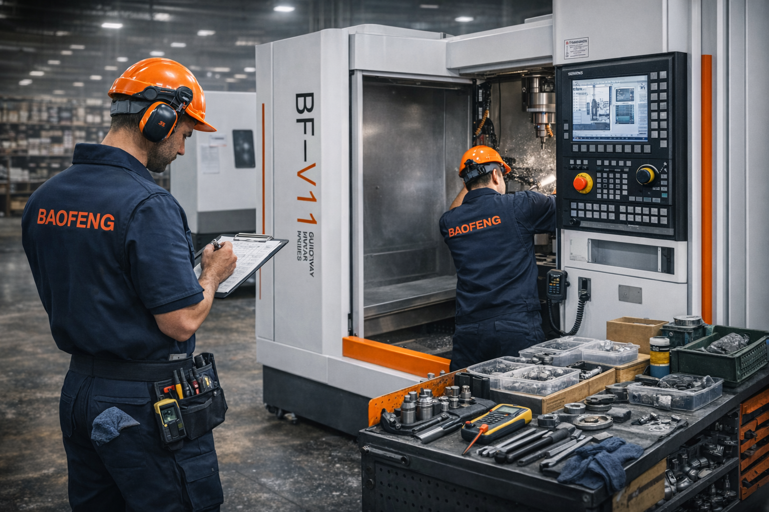 SAV machine-outil CNC - Assistance technique 24/7 et intervention France